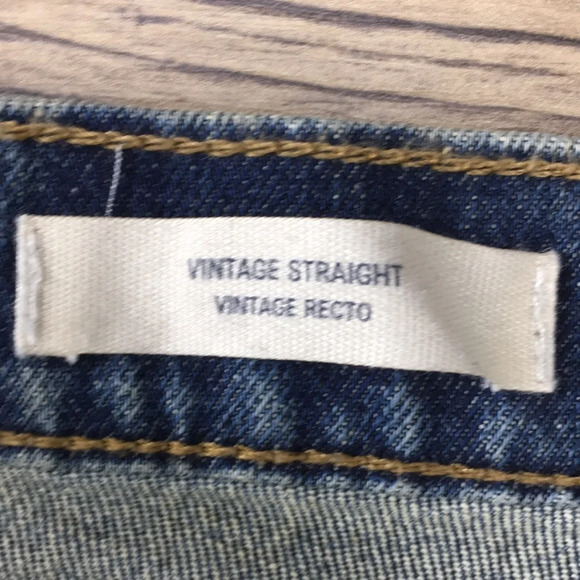 Universal Thread Vintage Straight Jeans Womens 18/34R Medium‎ Wash Cotton Denim - Picture 10 of 12